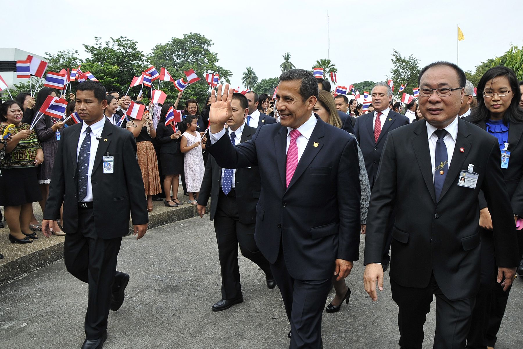 BANGKOK,TAILANDIA-OCTUBRE 05. En la sede de Asamblea Nacional de Tailandia, se desarrolló el diálogo entre el presidente Ollanta Humala Tasso y el Presidente de la Asamblea Nacional y Cámara de Representantes.
 Foto:Andina/Prensa Presidencia