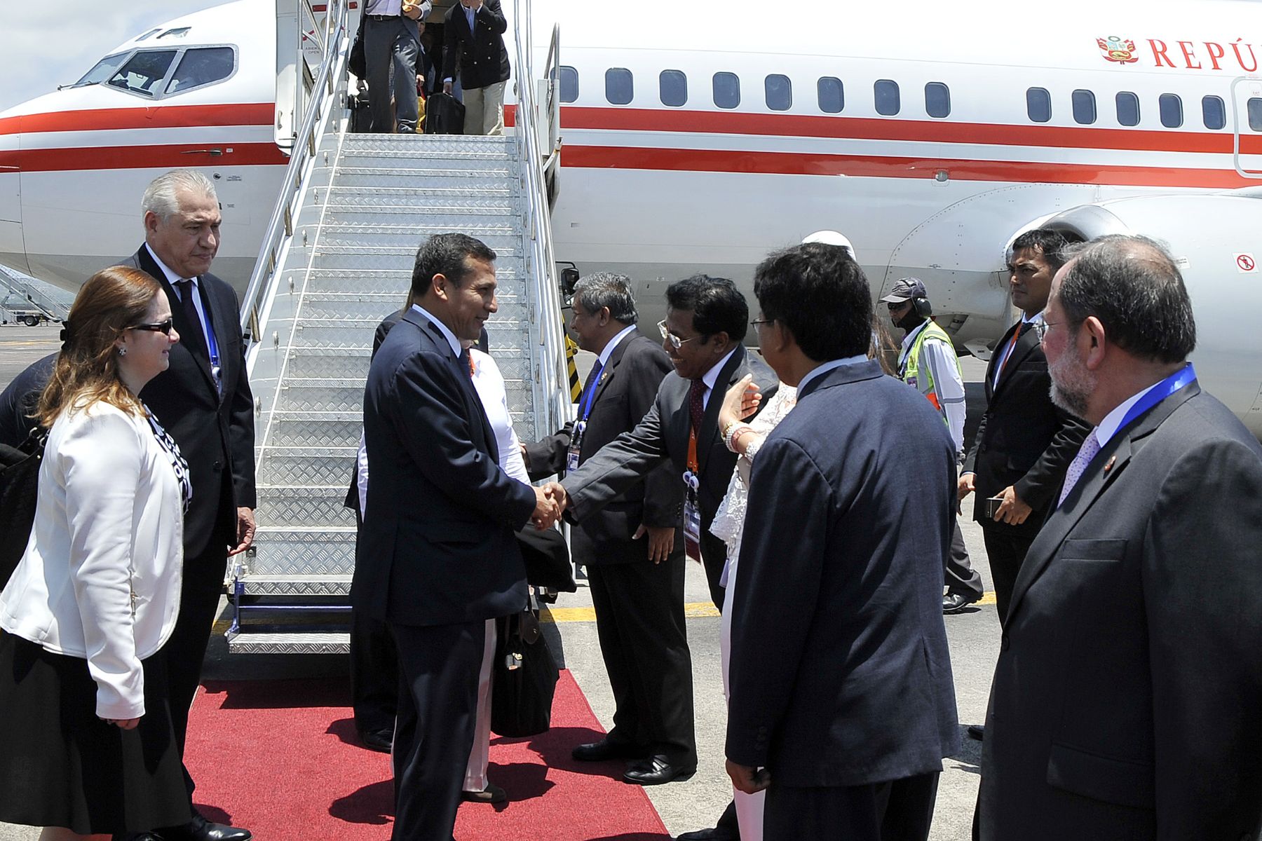 BALI,INDONESIA-OCTUBRE 06.  Lllegda del Presidente de la República, Ollanta Humala Tasso, y su comitiva a la ciudad de Bali (Indonesia).
Foto: ANDINA/Prensa Presidencia