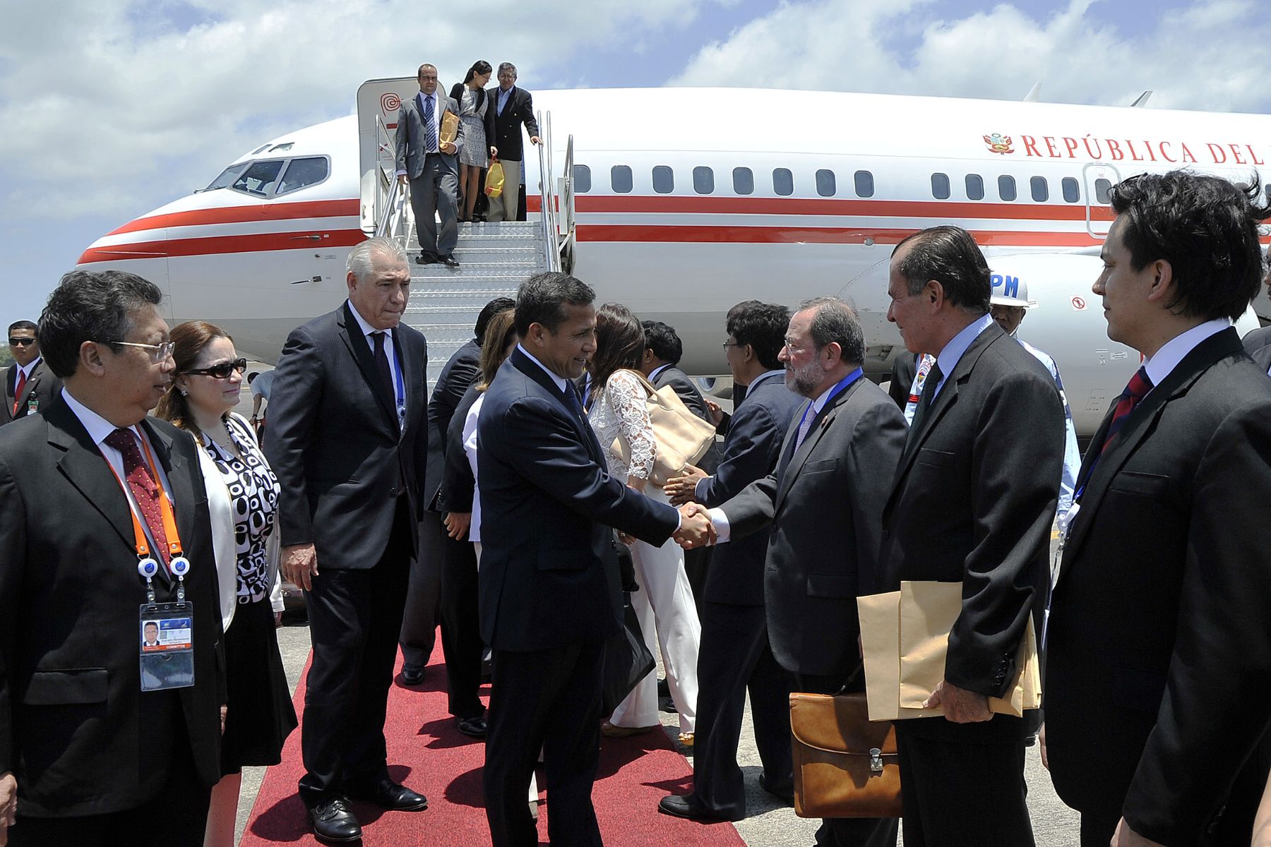 BALI,INDONESIA-OCTUBRE 06.  Lllegda del Presidente de la República, Ollanta Humala Tasso, y su comitiva a la ciudad de Bali (Indonesia).
Foto: ANDINA/Prensa Presidencia