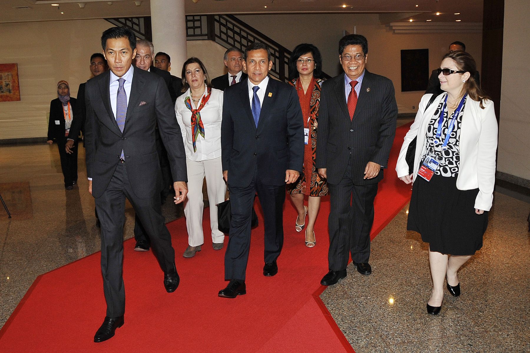 BALI,INDONESIA-OCTUBRE 06. El Jefe de Estado llanta Humala , inició una recargada agenda de trabajo con su asistencia al Conversatorio sobre Crecimiento Inclusivo en el marco de la Cumbre Empresarial de APEC.
Foto: ANDINA/Prensa Presidencia