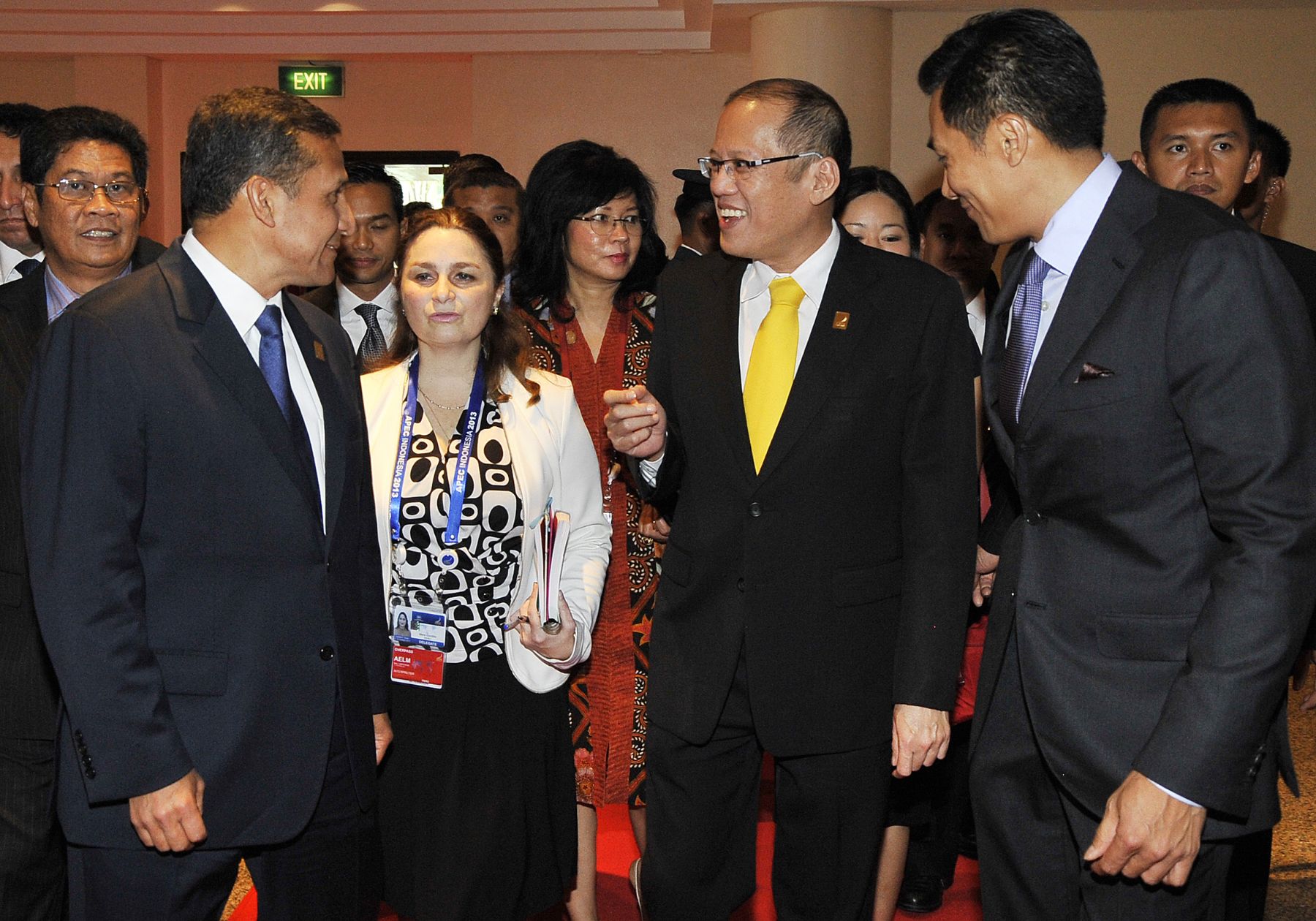 BALI,INDONESIA-OCTUBRE 06. El Jefe de Estado llanta Humala , inició una recargada agenda de trabajo con su asistencia al Conversatorio sobre Crecimiento Inclusivo en el marco de la Cumbre Empresarial de APEC.
Foto: ANDINA/Prensa Presidencia