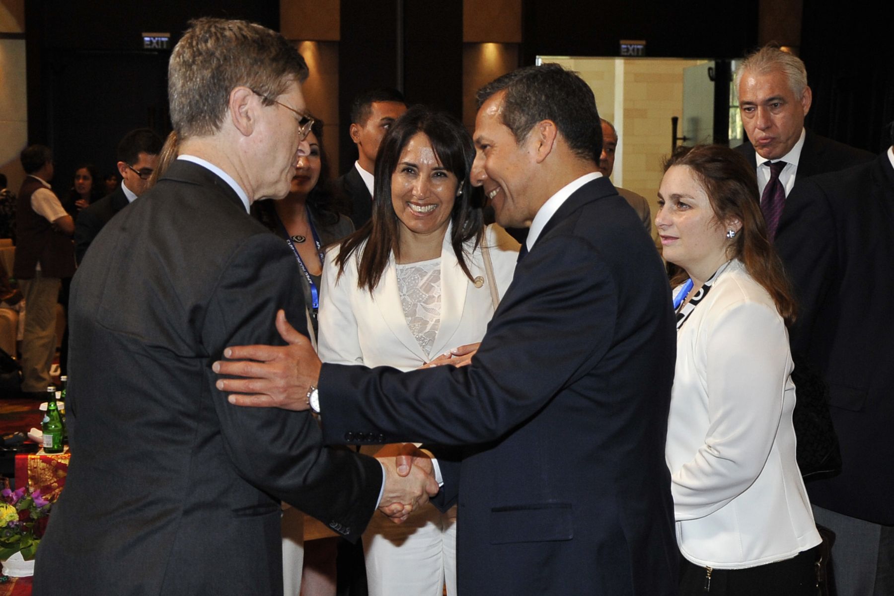 Presidente Ollanta Humala disertó en este evento sobre el tema “Avanzar hacia un Asia Pacífico Sostenible”. Otros panelistas invitados a este evento son el Primer Ministro de Nueva Zelanda, el Primer Ministro de Singapur, la Presidenta de la República de Corea y el Presidente de Chile.
