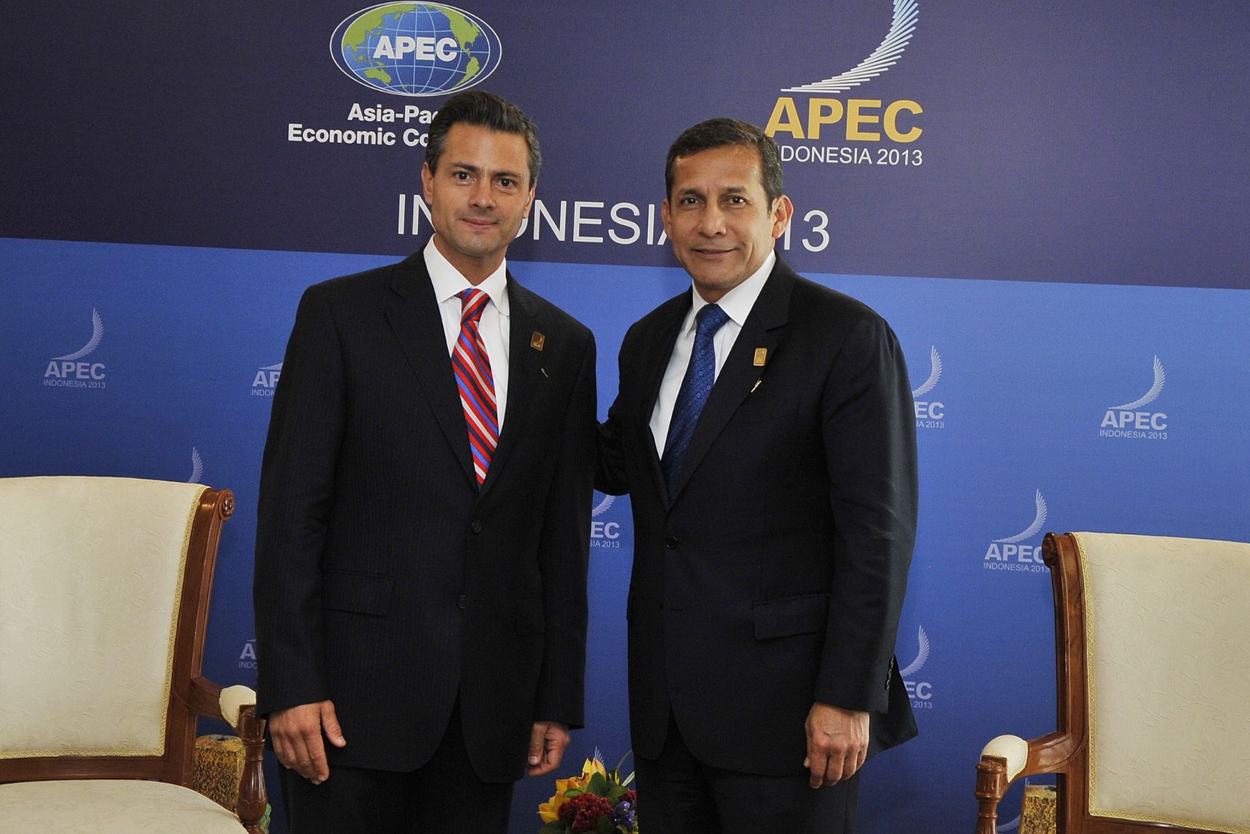 BALI,INDONESIA-OCTUBRE 06. :
Presidentes de Perú y México se reunieron en el marco de la Cumbre APEC 2013 en Bali (Indonesia)
)Foto: ANDINA/Prensa Presidencia