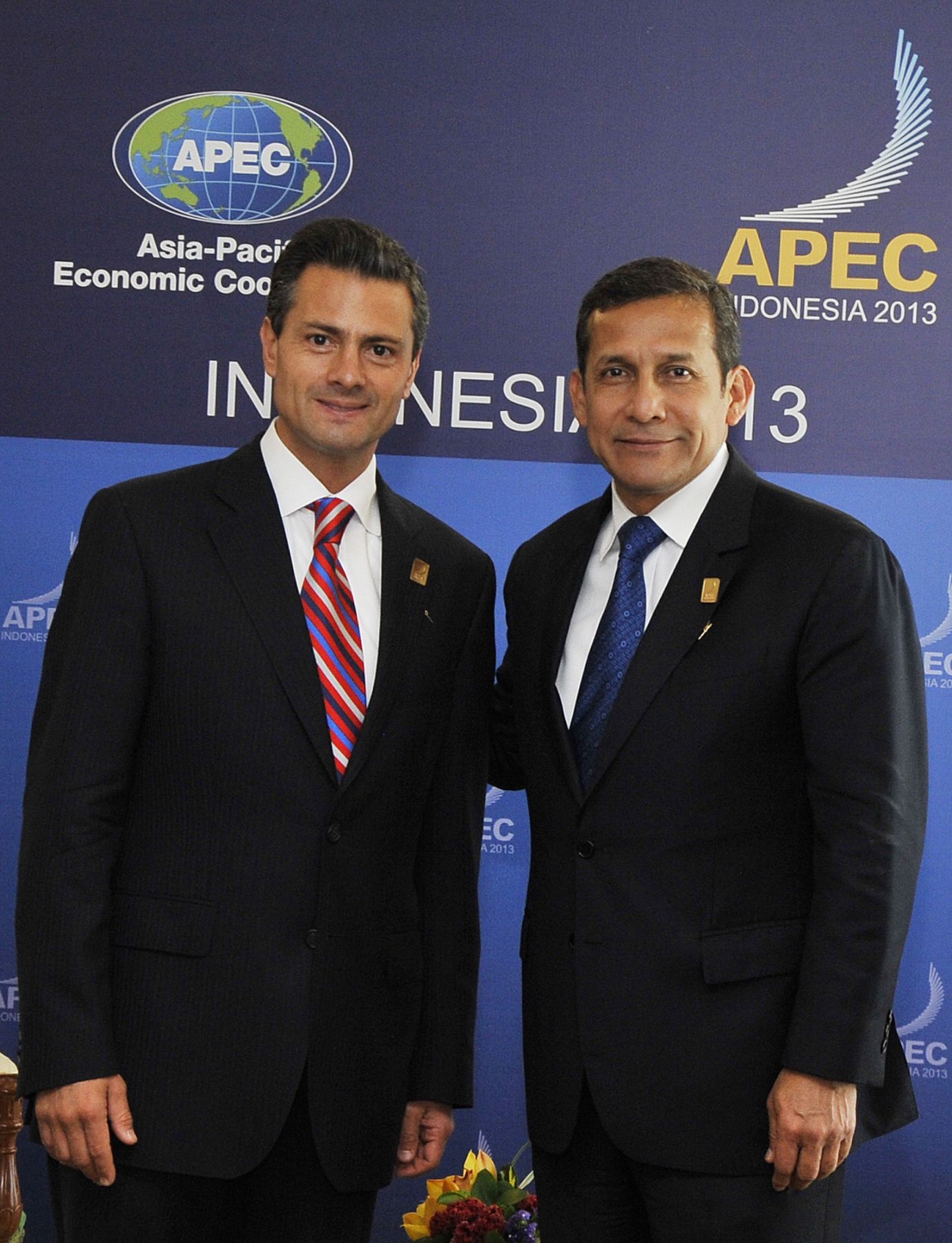 BALI,INDONESIA-OCTUBRE 06. :
Presidentes de Perú y México se reunieron en el marco de la Cumbre APEC 2013 en Bali (Indonesia)
)Foto: ANDINA/Prensa Presidencia