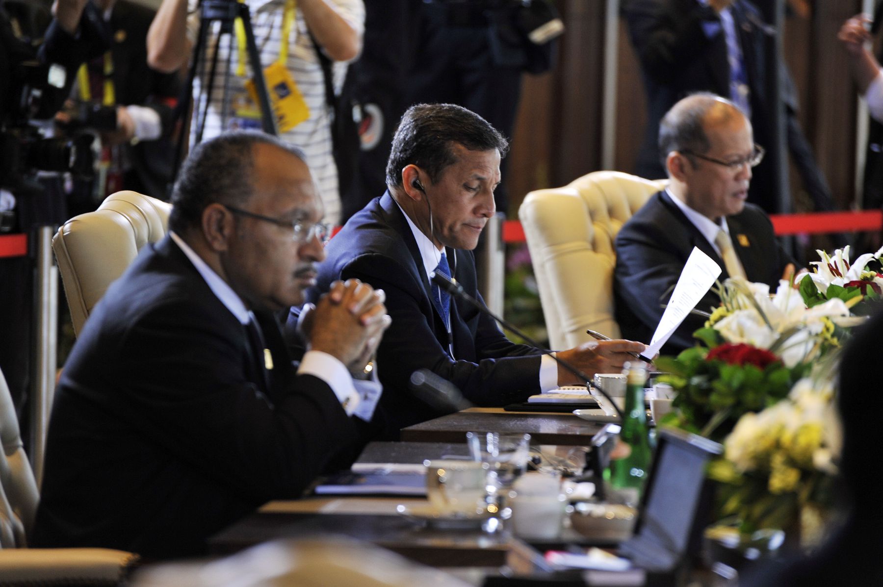 BALI,INDONESIA.OCTUBRE 07.  Jefe de Estado asiste al primer retiro de líderes participantes de la Cumbre del Foro APEC 2013 en  Bali (Indonesia).
Foto:Andina/Prensa Presidencia