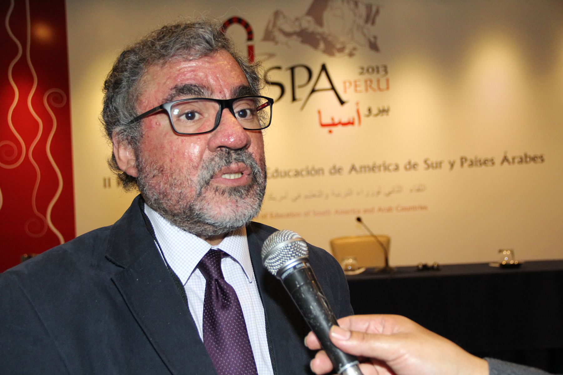 Representante de la Oficina Regional de Educación para América Latina y el Caribe de la Unesco, Jorge Sequeira. Foto: Ministerio de Educación.