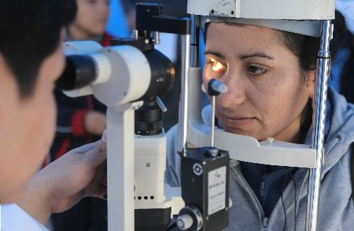 Red de Salud Ocular permitirá una mejor atención a los pacientes con discapacidad visual. Foto: ANDINA/Vidal Tarqui.