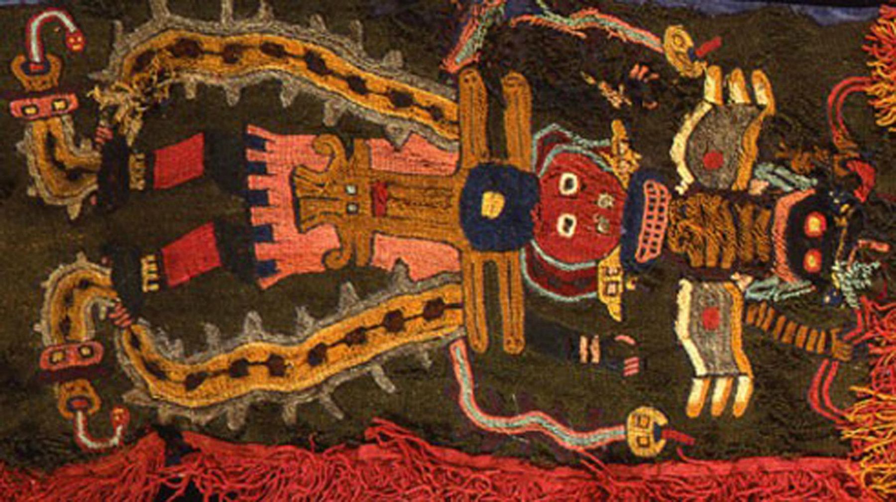 One of the ancient Paracas textiles to be returned by Sweden.