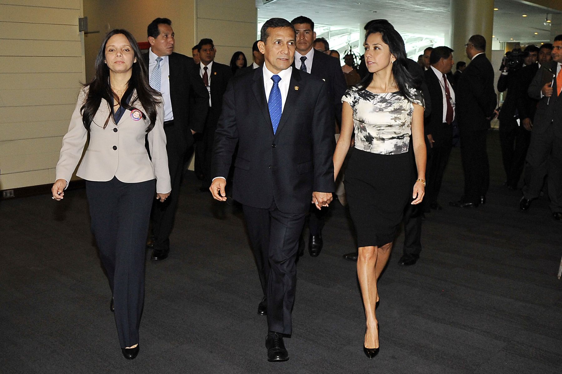 SAN ISIDRO, LIMA. 22 DE OCTUBRE. Presidente de la República Ollanta Humala Tasso, participó en lanzamiento de la Segunda Semana de la Inclusión Social, evento que contó con la asistencia de Ministros de Estado y la Primera Dama. Foto: ANDINA/Prensa Presidencia
