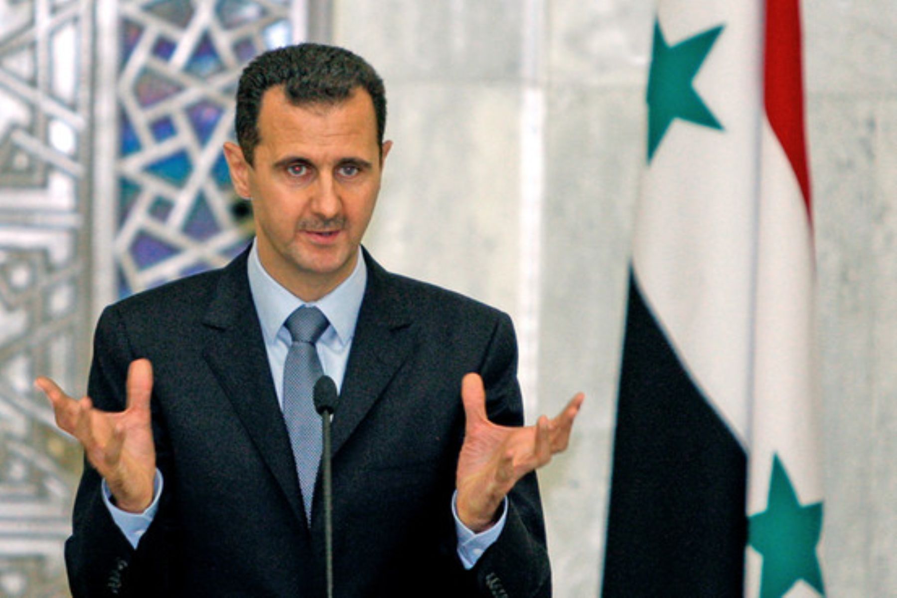 Bashar al-Assad, presidente de Siria, mantiene sus posiciones ante la comunidad internacional.