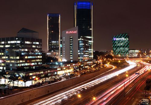 Centro financiero de Lima. Foto: ANDINA/Carlos Lezama