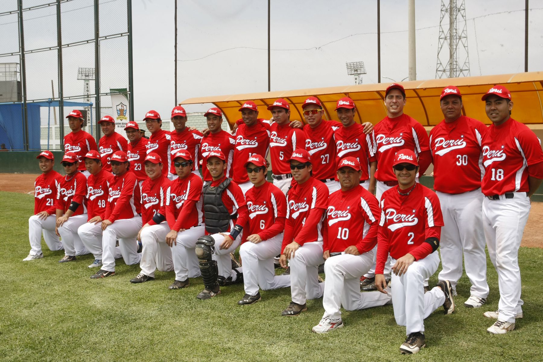 LIMA,PERÚ-18 NOVIEMBRE.Equipo Peruano de  Beisbol que participa en los Bolivarianos 2013. Foto: ANDINA/Norman Córdova.