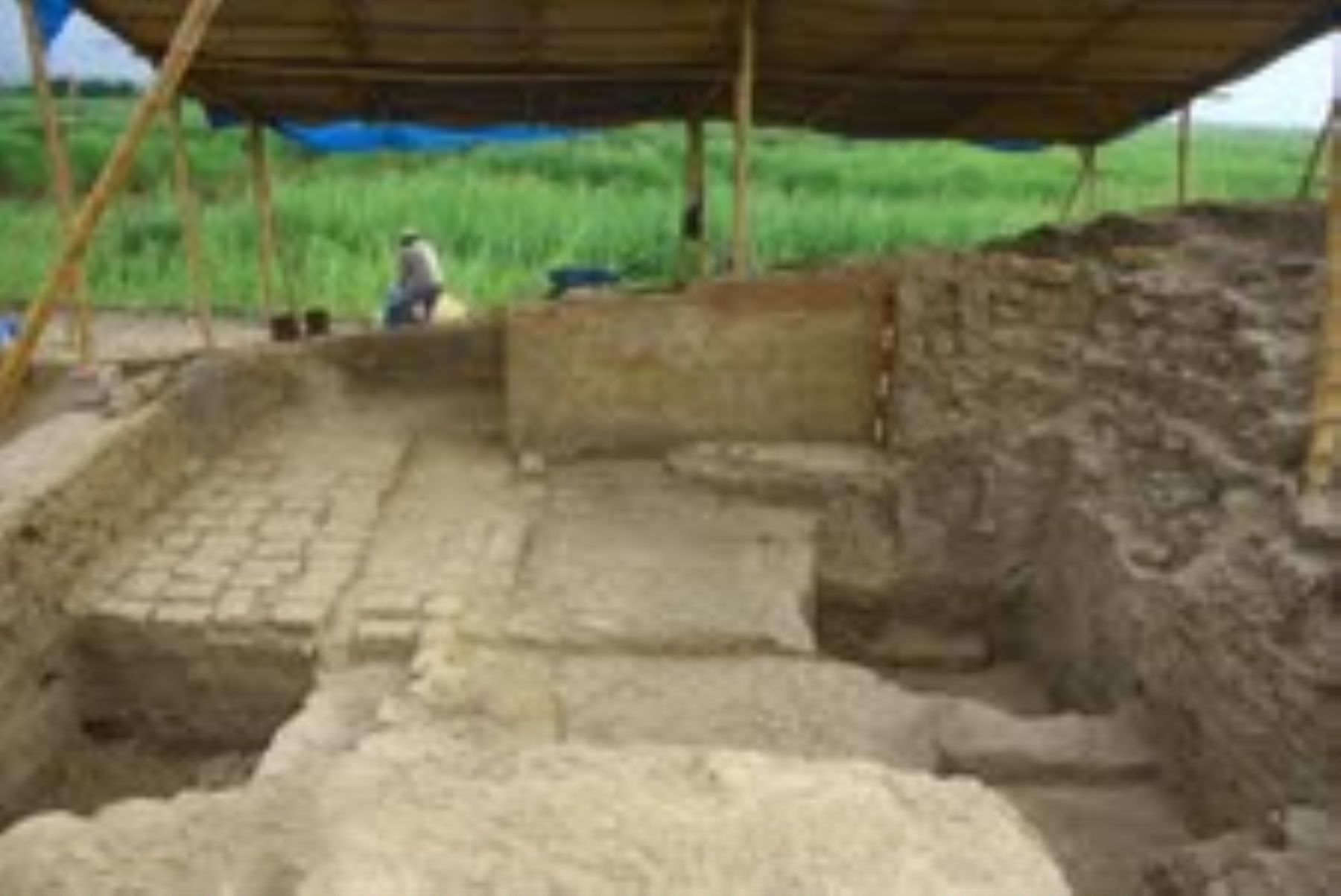 Investigadores del Museo Tumbas Reales del Señor de Sipán hallan el último templo mochica en el distrito chiclayano de Pucalá.