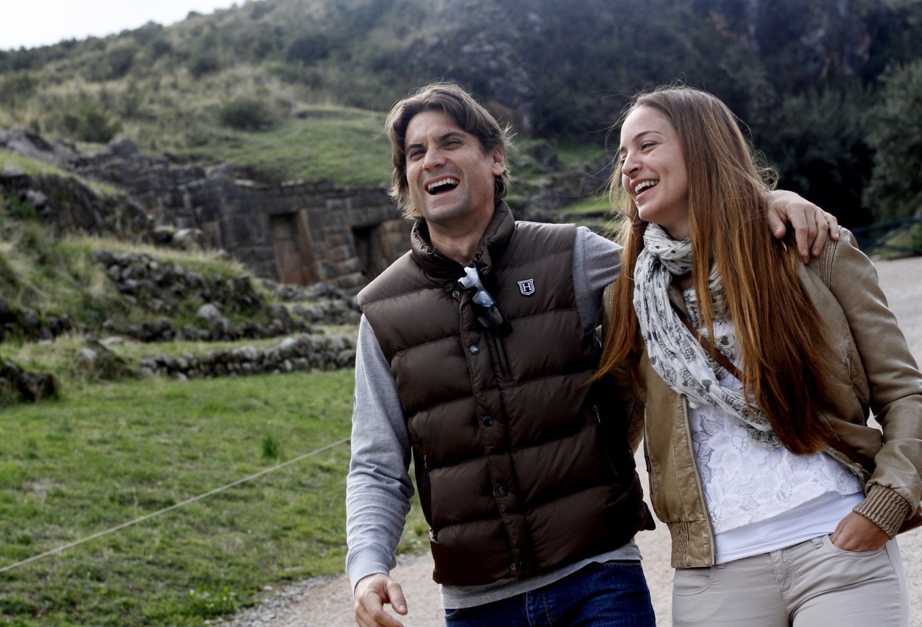 Tenista español David Ferrer en Cusco.