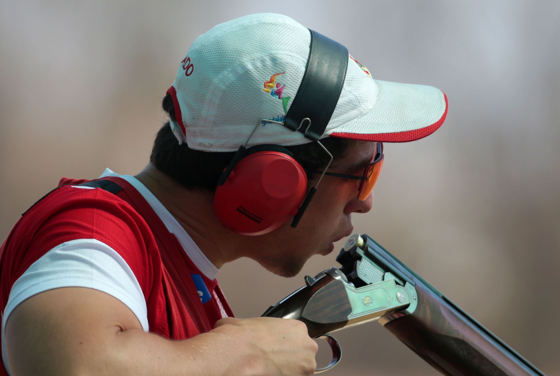 LIMA, PERÚ - NOVIEMBRE 20. Competencia de Tiro en el marco de los Juegos Bolivarianos 2013.  

Foto: ANDINA/Juan Carlos Guzmán Negrini.