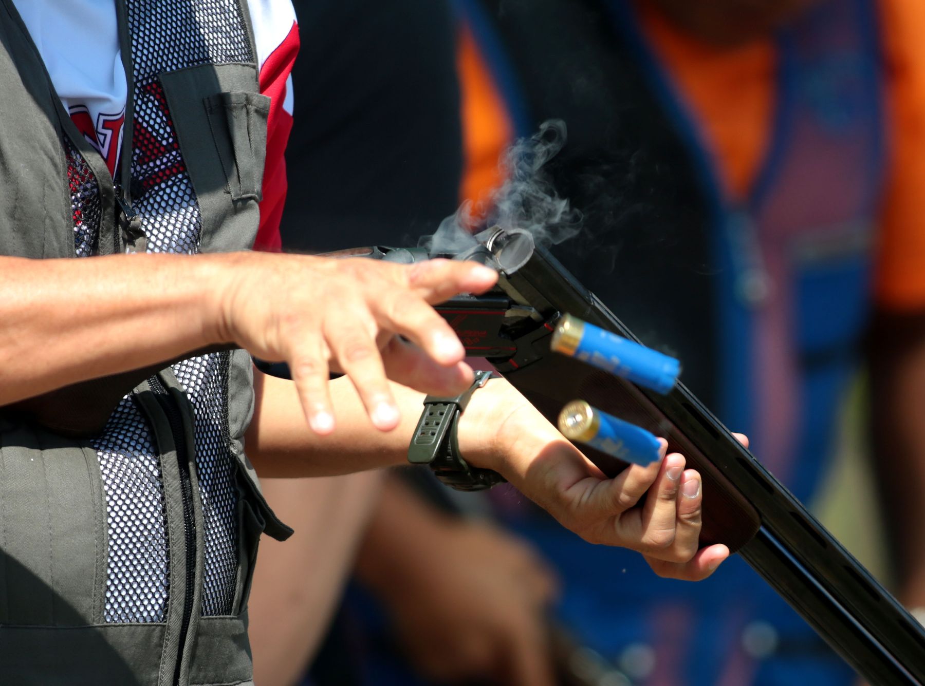 LIMA, PERÚ - NOVIEMBRE 20. Competencia de Tiro en el marco de los Juegos Bolivarianos 2013.  

Foto: ANDINA/Juan Carlos Guzmán Negrini.