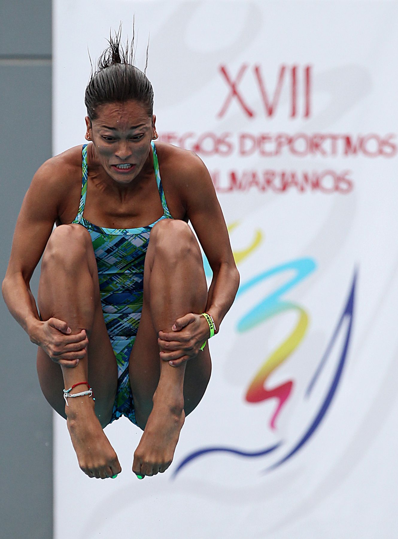CALLAO, PERÚ - NOVIEMBRE 21. Finales de clavado en los XVII Juegos Deportivos Bolivarianos. Foto: ANDINA/Marco del Río