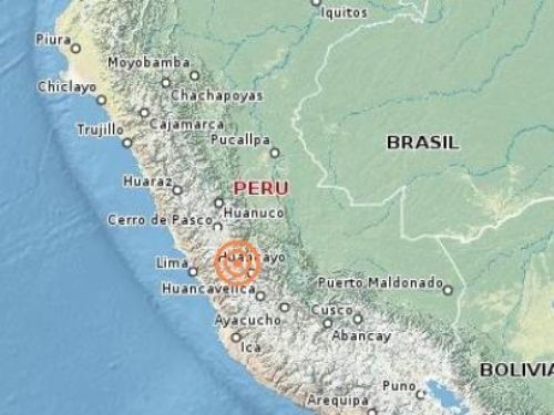 El IGP precisó que la intensidad del temblor fue de III grados en La Oroya. INTERNET/Medios