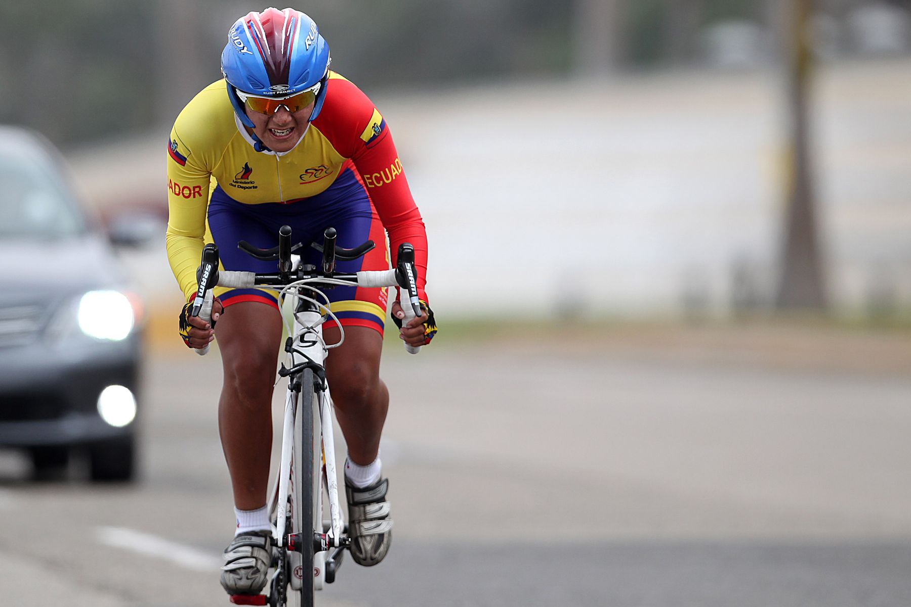 LIMA, PERÚ - NOVIEMBRE 22. Finales Mujeres de Ciclismo en los Juegos Deportivos Bolivarianos. Foto: ANDINA/Marco del Río