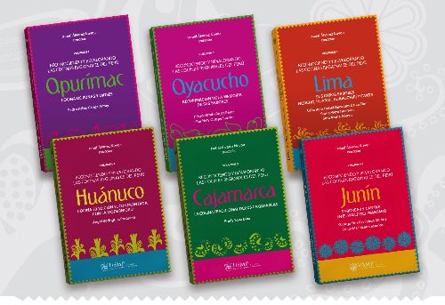 La colección de libros sobre comida regional incluye seis volúmenes.