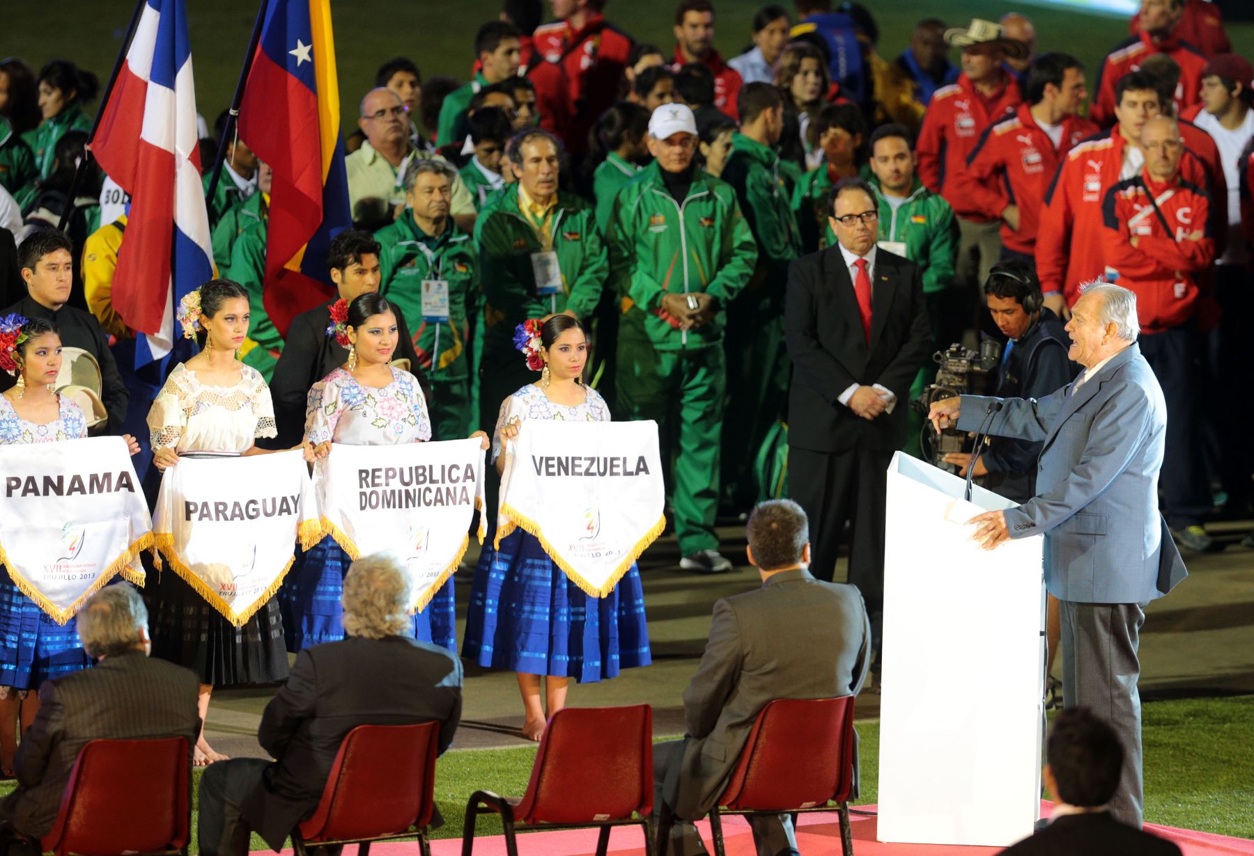 TRUJILLO,PERÚ-NOVIEMBRE 30.Clausura de los XVII Juegos Bolivarianos.Foto: ANDINA/Jack Ramón