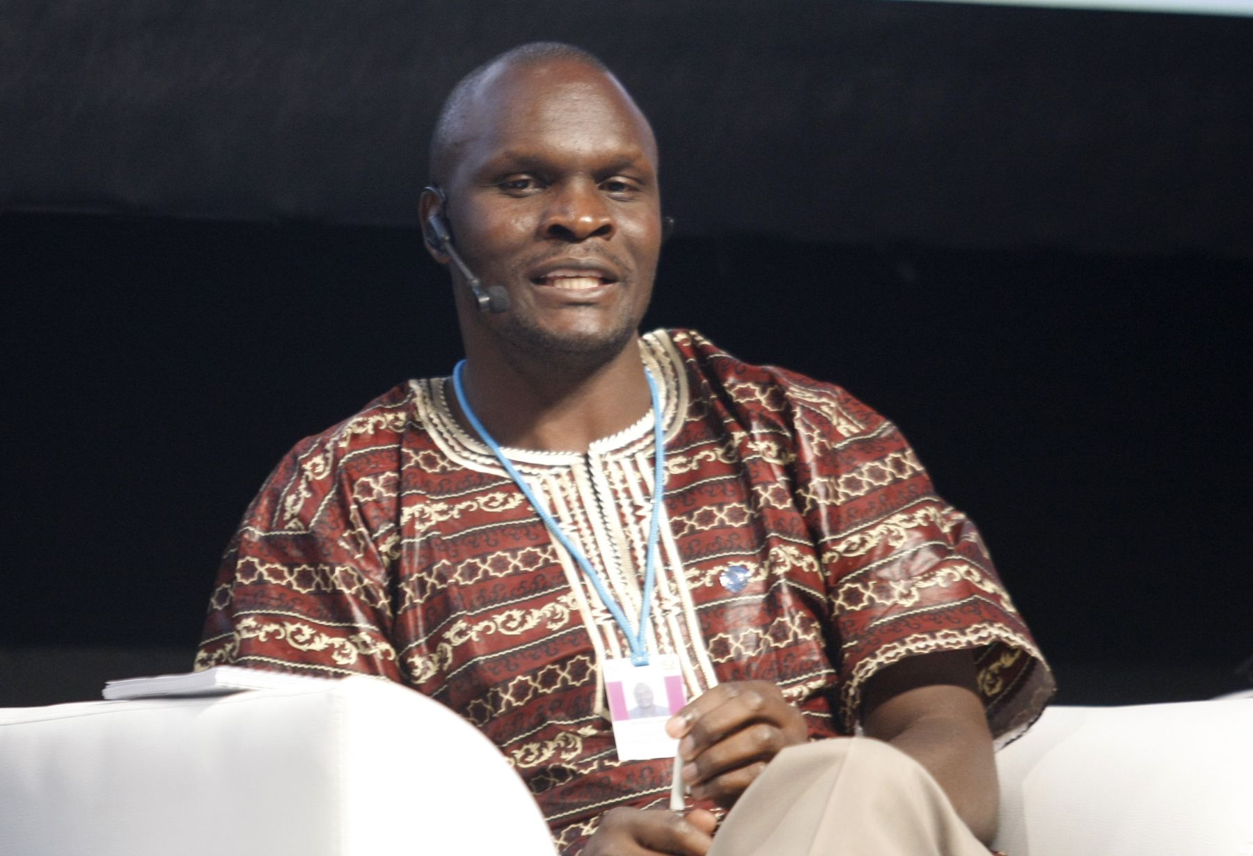 LIMA, PERÚ - DICIEMBRE 04 Director of Kenya Horticultural Exporters -Kenya Apollo Owuor, participa en la Conferencia General de la Organización de las Naciones Unidas para el Desarrollo Industrial (Onudi).Foto: ANDINA/Norman Córdova