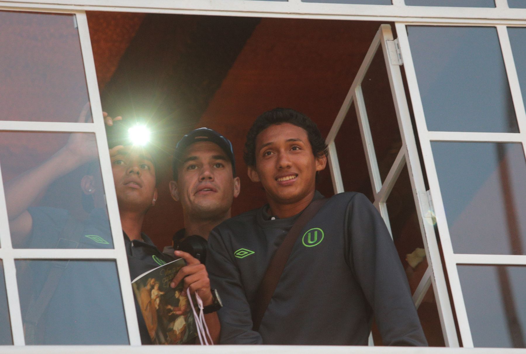 HUANCAYO-PERÚ-DICIEMBRE 17. Equipo crema en  Hotel de Turistas para disputar mañana la final del Campeonato 2013 con Real Garcilaso en Huancayo.Foto: ANDINA/archivo.