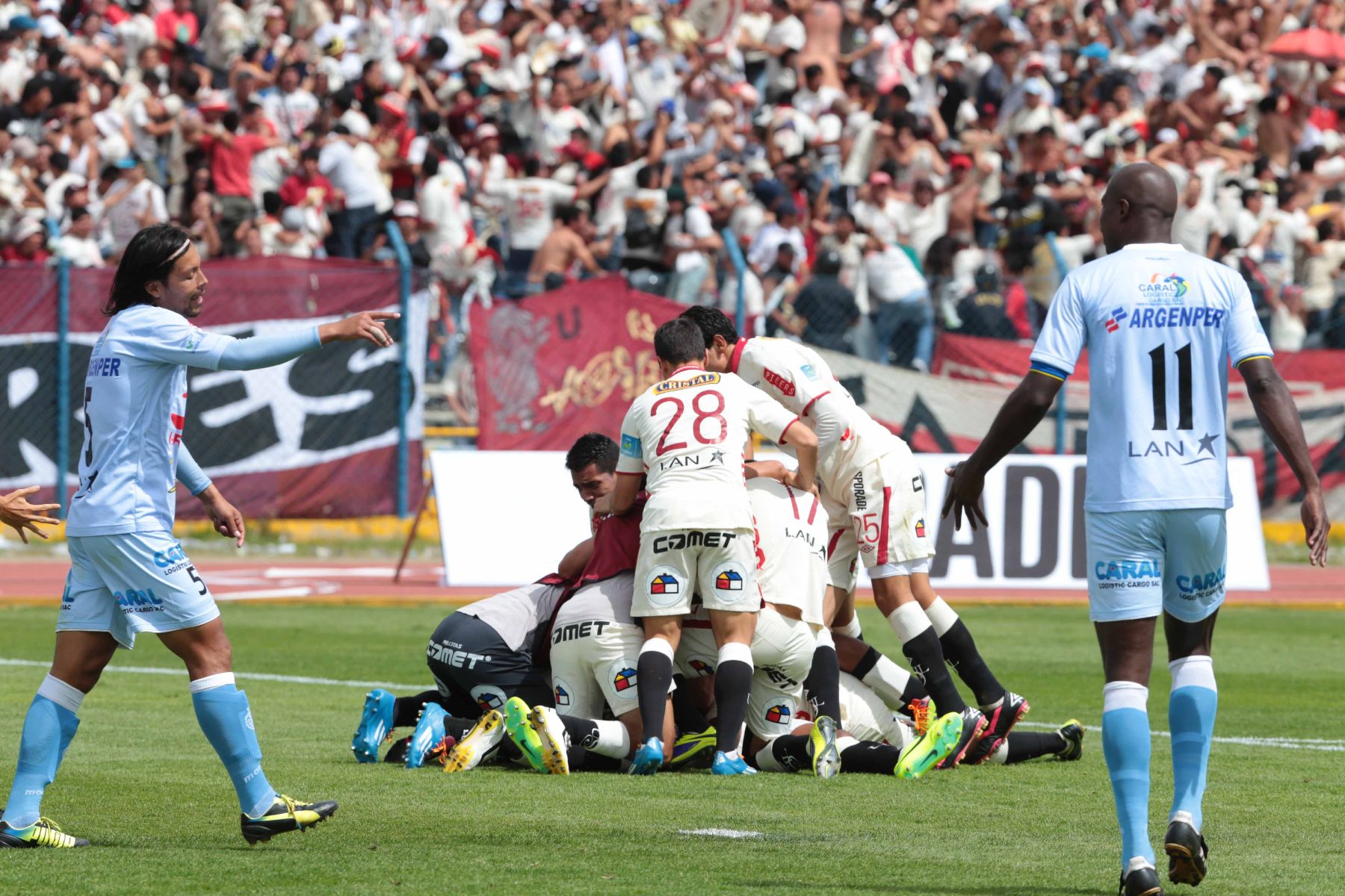 HUANCAYO,PERÚ-DICIEMBRE 18.Final Universitario vs Garcilaso.Foto: ANDINA/archivo