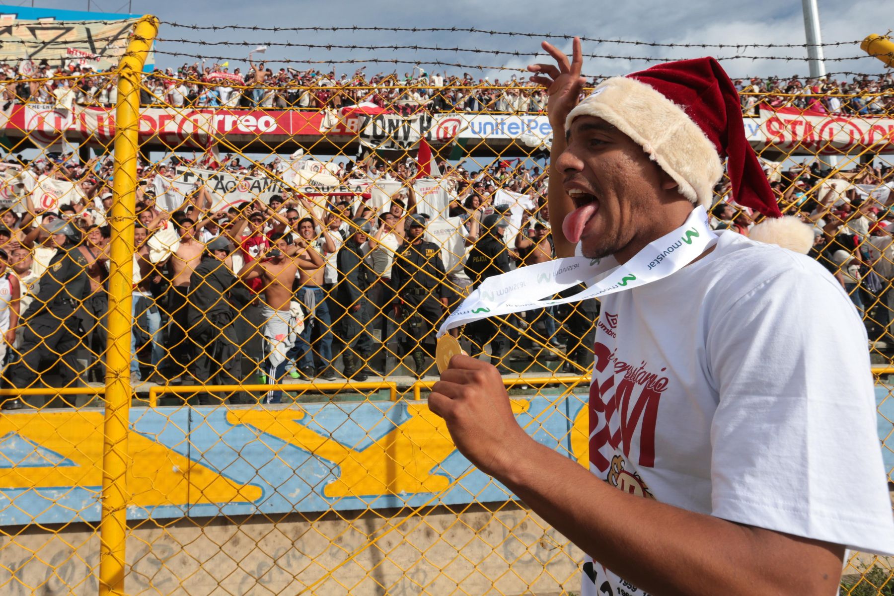 HUANCAYO,PERÚ-DICIEMBRE.Universitario de Deportes  campeón nacional 2013.Foto: ANDINA/archivo