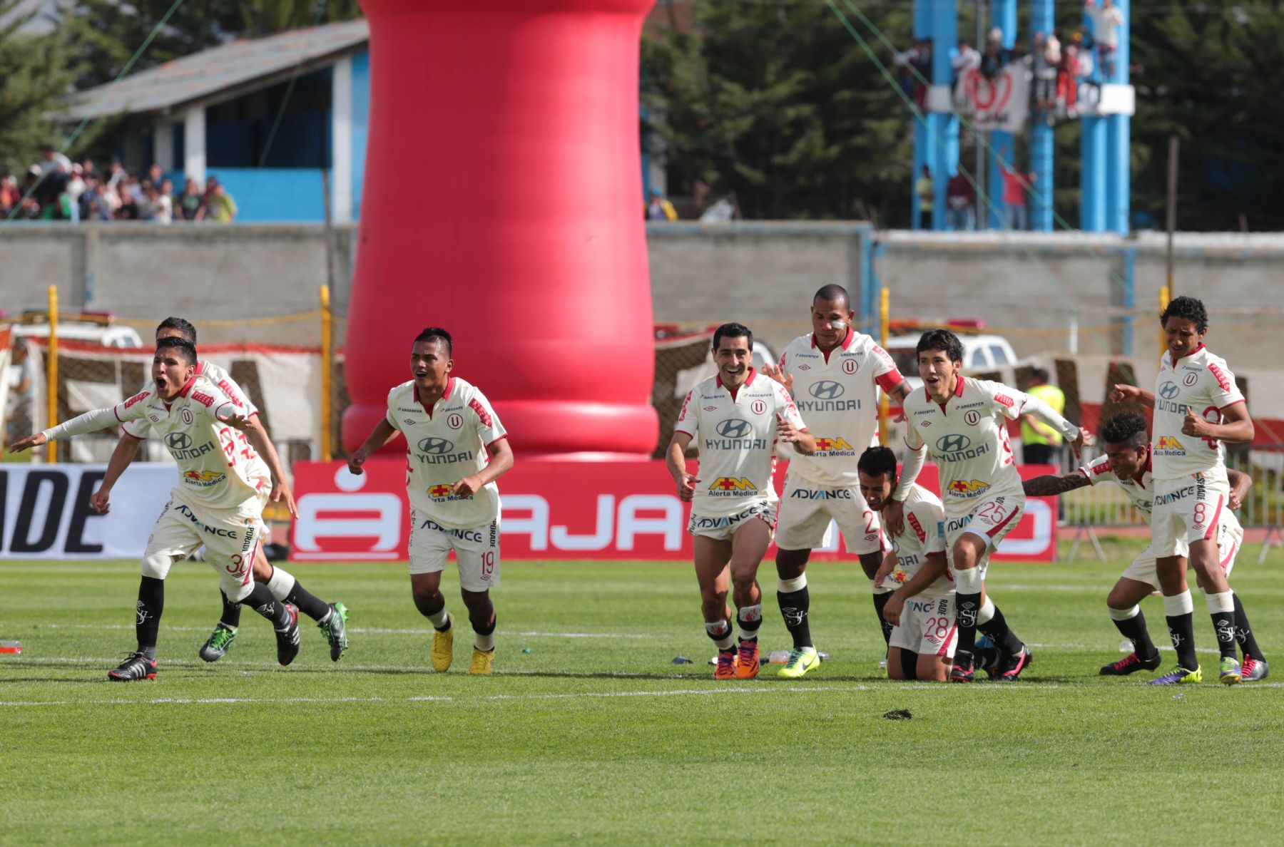 HUANCAYO,PERÚ-DICIEMBRE.Universitario de Deportes  campeón nacional 2013.Foto: ANDINA/archivo