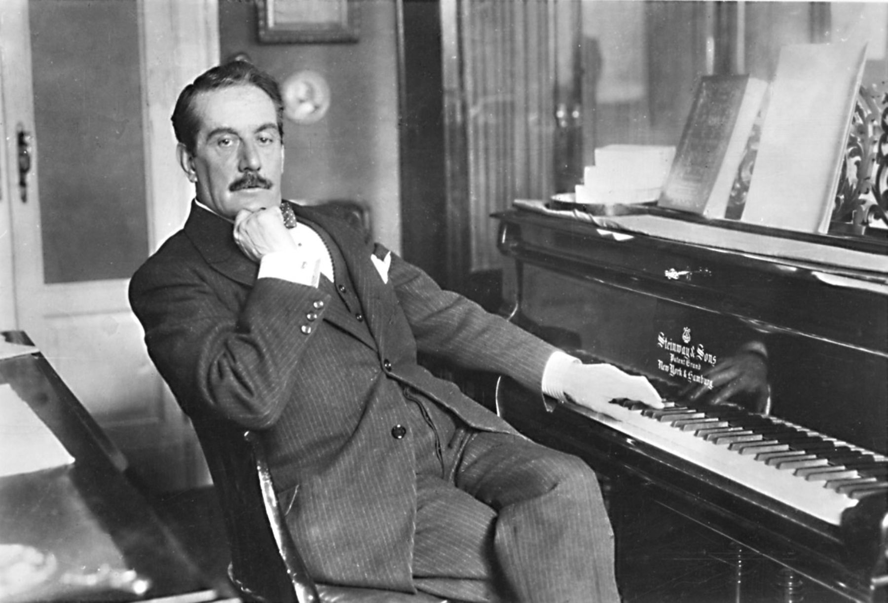 Compositor italiano Giacomo Puccini. INTERNET/Medios
