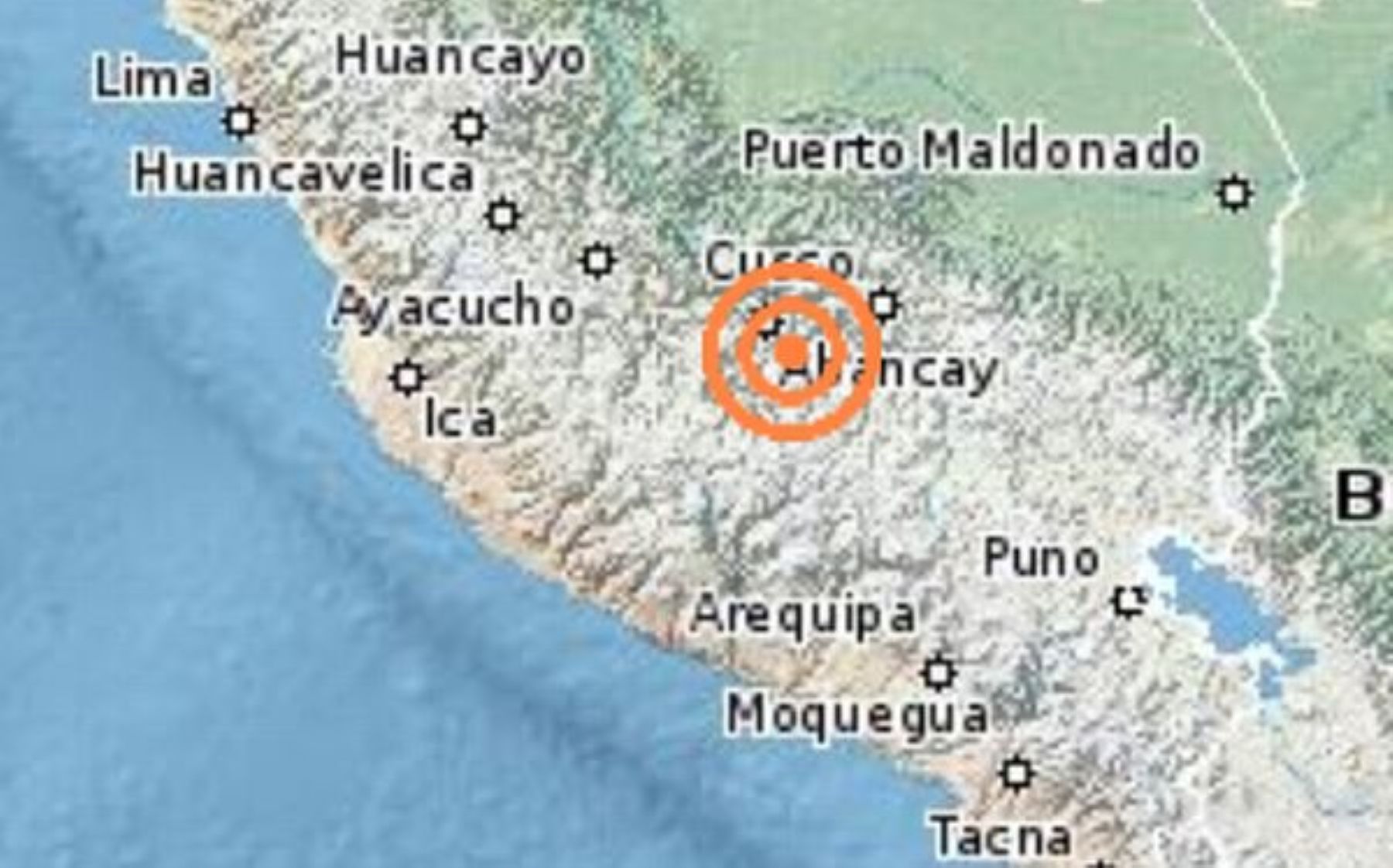 Sismo de 4.2 grados Richter se registró en el departamento de Cusco. Foto: ANDINA/Internet.