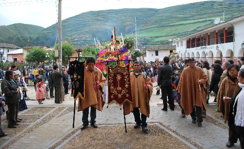 Los Jueces de Agua de Corongo encabezan las diversas festividades que se celebran en ese distrito ancashino, como la de Semana Santa.