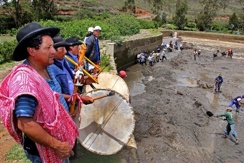 Un equipo de especialistas del Ministerio de Cultura registró las actividades de los Jueces de Agua de Corongo, en Áncash.