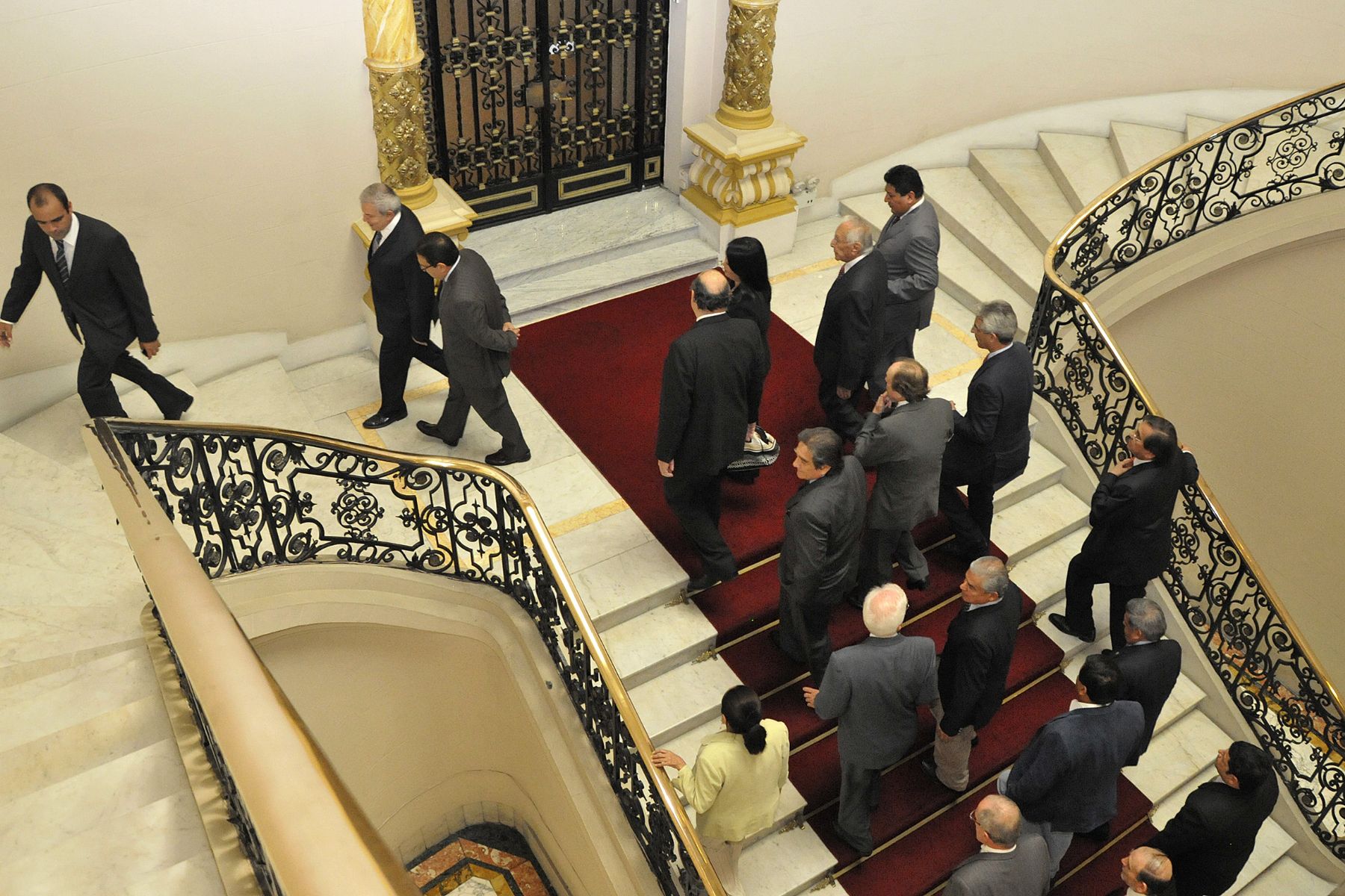 LIMA. 17 DE ENERO. Jefe de Estado sostiene reunión con líderes políticos para informarles sobre la agenda de trabajo del Poder Ejecutivo frente al próximo fallo de la Corte de La Haya. Foto: ANDINA/Prensa Presidenciia