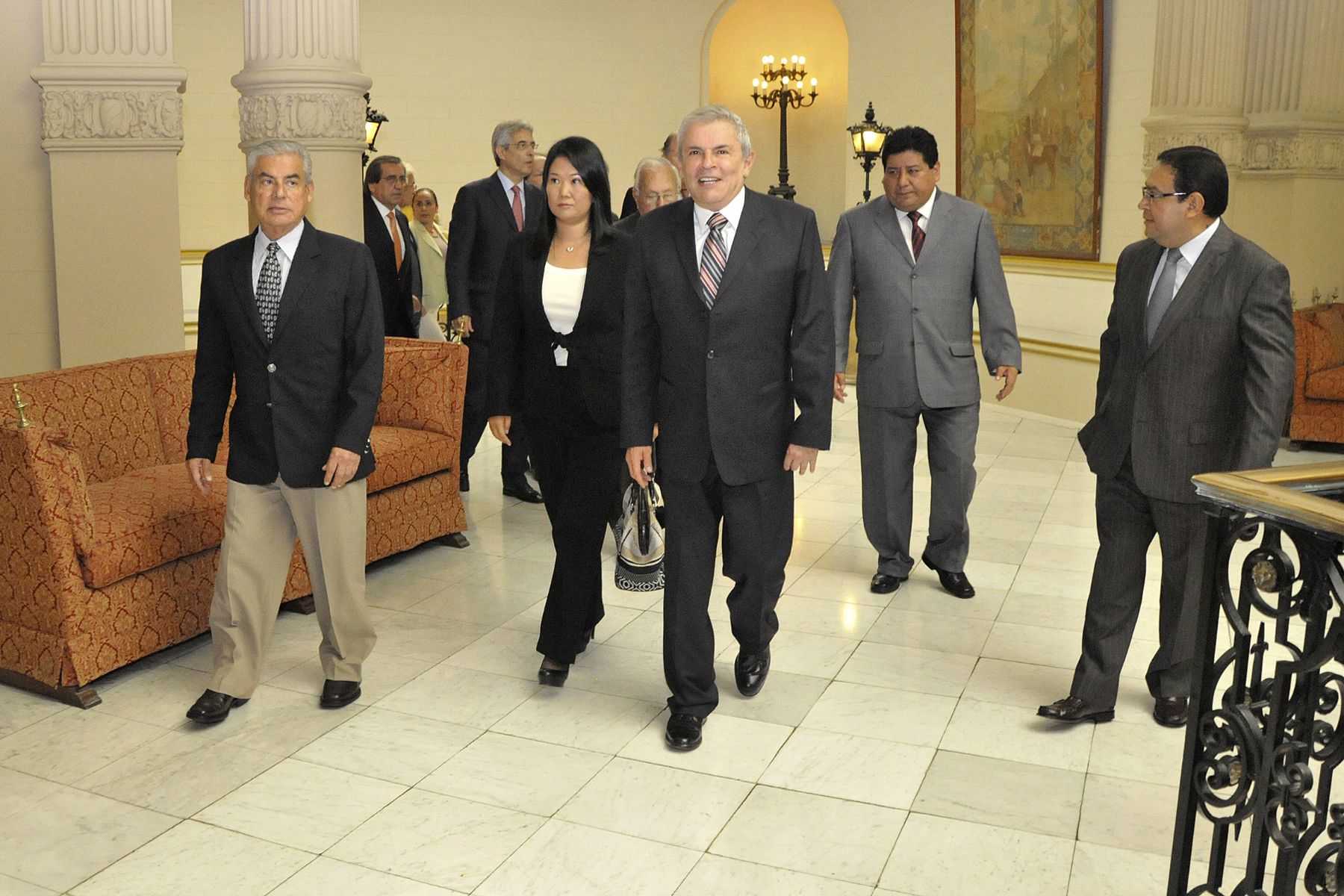 LIMA. 17 DE ENERO. Jefe de Estado sostiene reunión con líderes políticos para informarles sobre la agenda de trabajo del Poder Ejecutivo frente al próximo fallo de la Corte de La Haya. Foto: ANDINA/Prensa Presidenciia