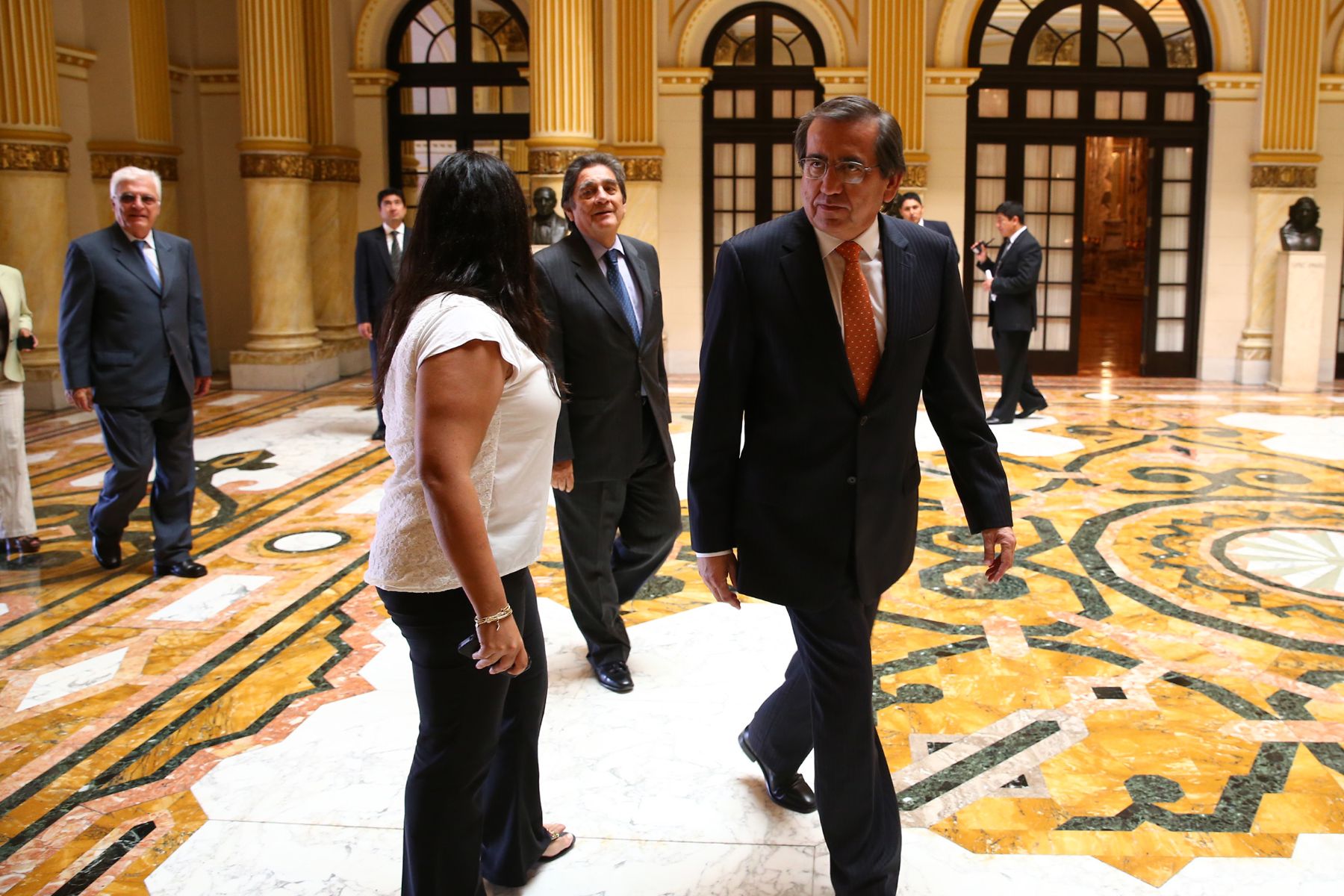 LIMA. 17 DE ENERO. Jefe de Estado sostiene reunión con líderes políticos para informarles sobre la agenda de trabajo del Poder Ejecutivo frente al próximo fallo de la Corte de La Haya. 

Foto: ANDINA/Prensa Presidencia