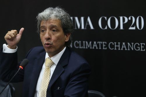 Environment Minister Manuel Pulgar-Vidal. Photo:ANDINA/Oscar Farje.