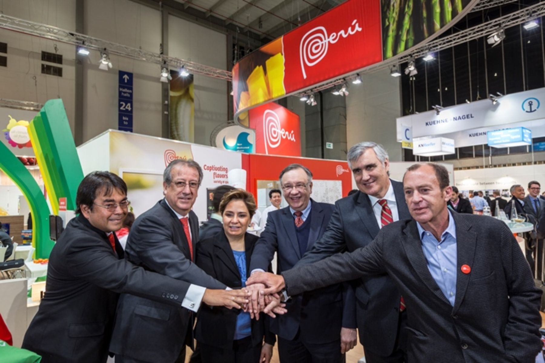 Países miembros de la Alianza del Pacífico inauguran sus pabellones en la Fruit Logistica 2014 en Alemania.