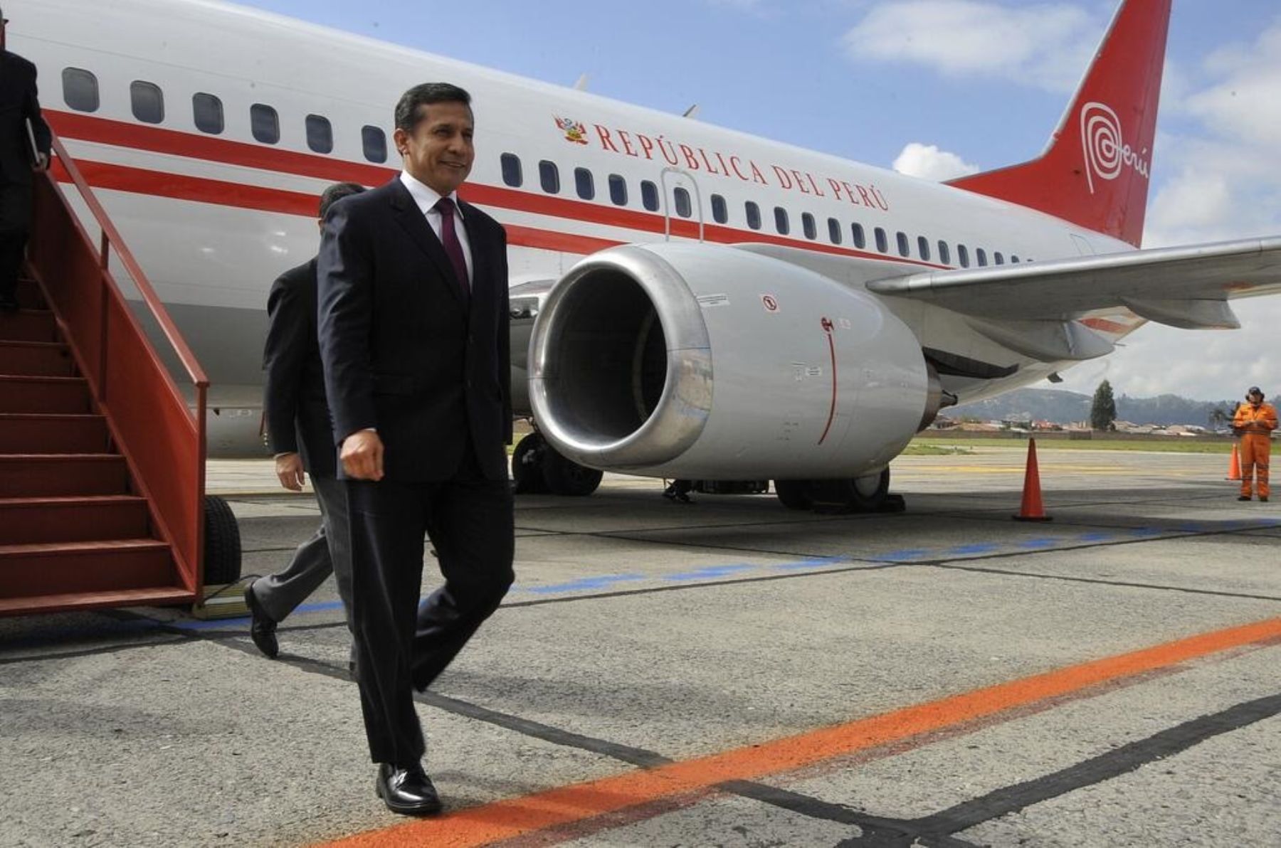 President Ollanta Humala arrives in Israel