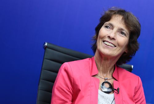 Embajadora de la Unión Europea en el Perú, Irene Horejs.Foto: ANDINA/Carlos Lezama