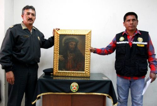 Foto referencial sobre arte de la Escuela Cusqueña ANDINA/Percy Hurtado Santillán