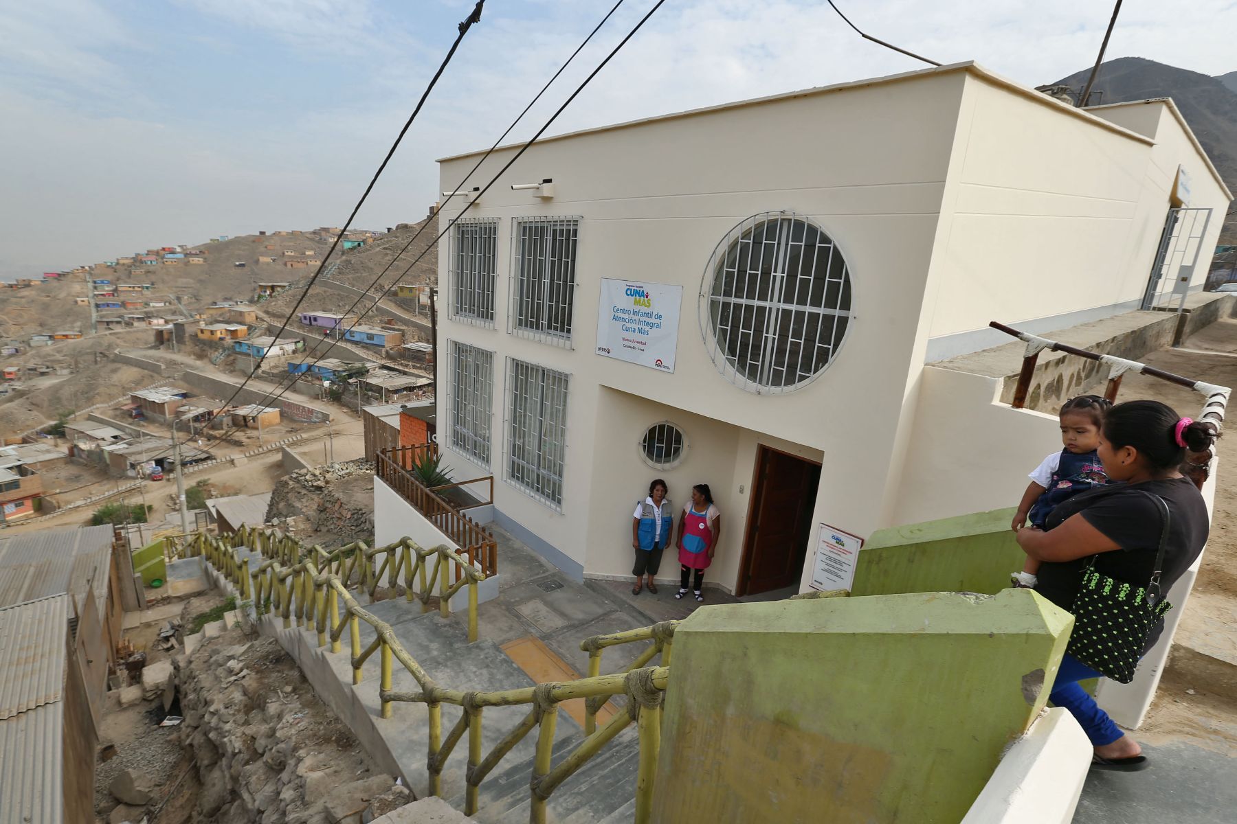 Centro Infantil de Atención Integral –CIAI  “Nueva Juventud” del Servicio de Cuidado Diurno en Carabayllo Foto: ANDINA