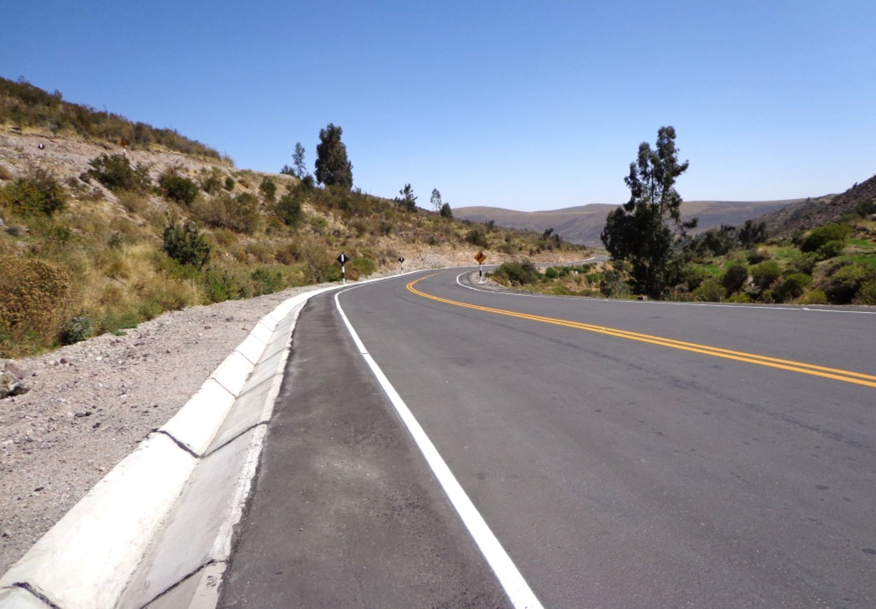 Carretera Moquegua-Omate-Arequipa. Foto: ANDINA/Difusión.