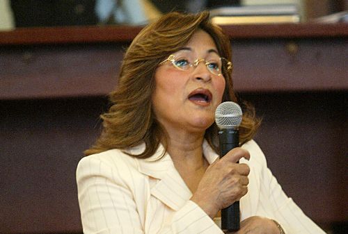 Matilde Pinchi Pinchi, excolaboradora de Vladimiro Montesinos, principal asesor del régimen de Alberto Fujimori (1990-2000). ANDINA