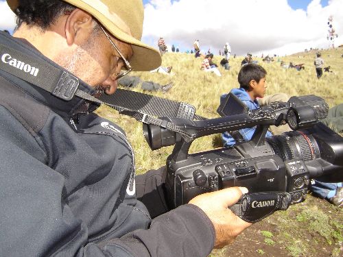 Rodaje de documental sobre el íncarrí