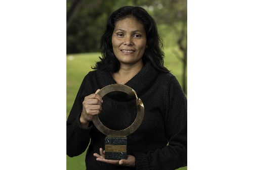 Ruth Buendía, lideresa asháninka galardonada en EE. UU. Foto: ANDINA/Difusión.