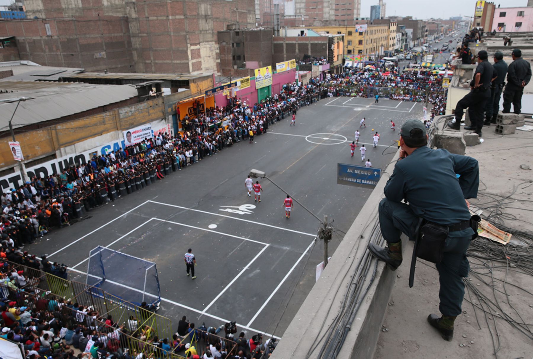 Campeonato de Fulbito del Porvenir.Foto:ANDINA/Carlos Lezama