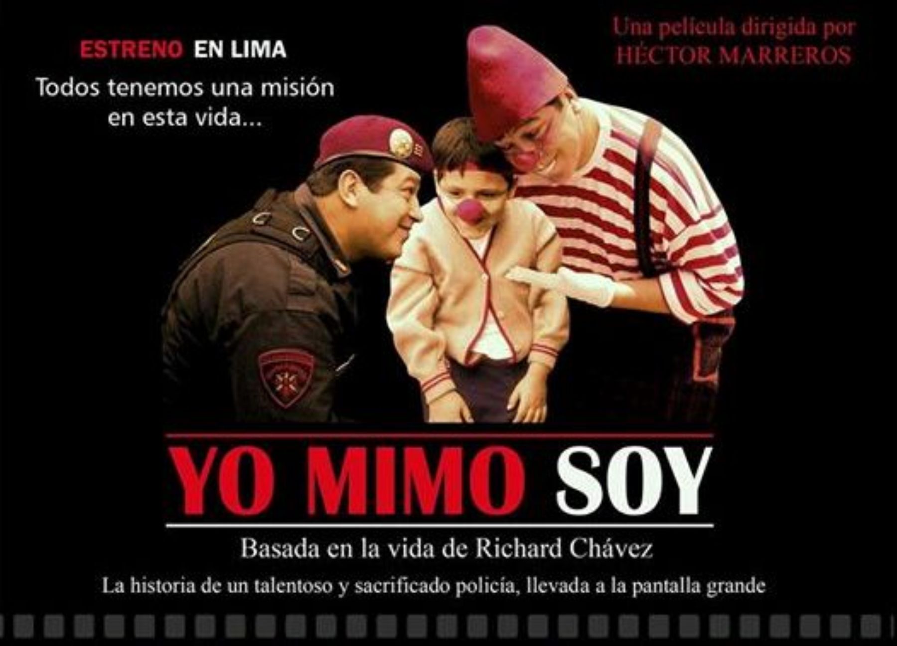 Afiche de la película cajamarquina "Yo mimo soy" cuya función de preestreno será hoy en Lima.