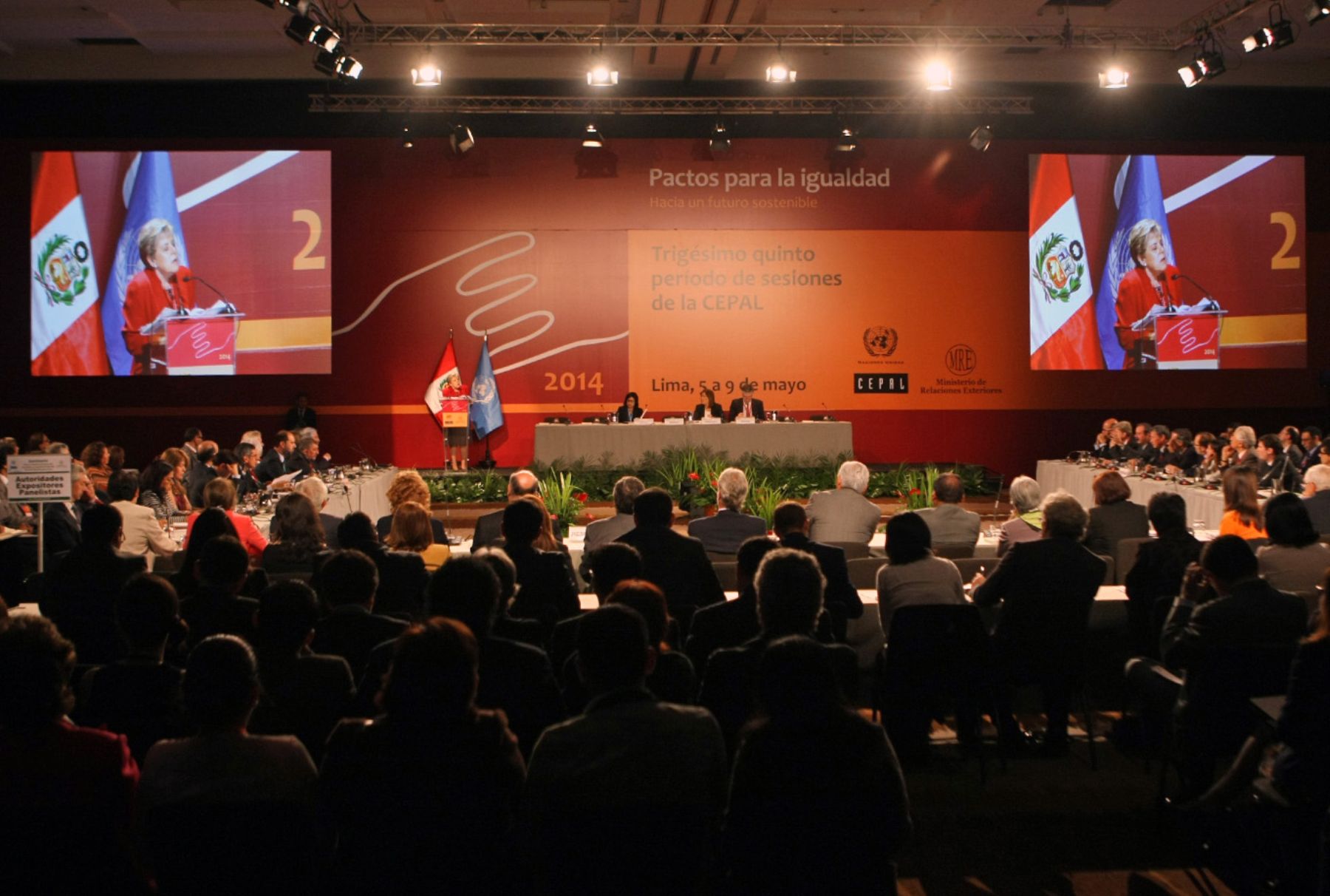 LIMA, PERÚ  - MAYO 05.inauguración del XXXV Período de Sesiones de la Comisión Económica para América Latina y el Caribe (Cepal),Foto: ANDINA/Norman Córdova